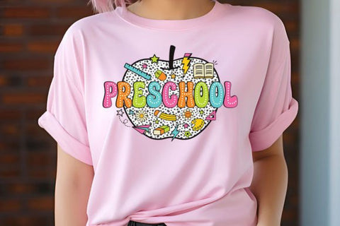 Apple Shirt - Toddler, Youth, and Adult Available for Preschool to 6th Grade